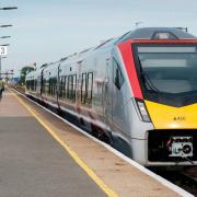 A new train at Lowestoft.