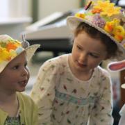 Saint Felix nurserys Easter Bonnet parade. Photo: Caroline Bridle