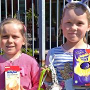 Children enjoying a previous Easter Egg Trail in Sparrow’s Nest Gardens in Lowestoft.