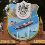 Welcome to Lowestoft - the town sign.