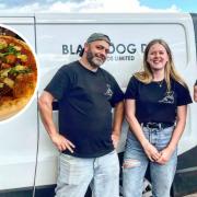 Andy Storer, Charlotte Gullefer and Michael Anfilogoff run Black Dog Pizza Co.