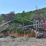 People are being told to stay away from the unstable cliffs at Pakefield