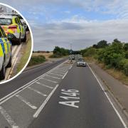 Four people were injured in a crash on the A146