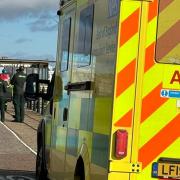 Emergency services were attending an incident in Lowestoft