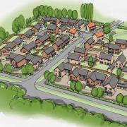 The proposed designs for the new homes on land north of Union Lane in Oulton, Lowestoft. Picture: