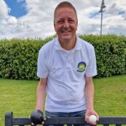 Andy Hides, who plays bowls for Kensington Gardens BC in Lowestoft, will take to the 'Gardens' bowls green for a special 24-hour bowls marathon in aid of Macmillan Cancer Support. Picture: Andy Hides