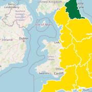 A yellow health alert has been issued for Suffolk