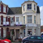 Plans have been lodged to convert an existing property at 12 Beach Road, Lowestoft - featuring at ground floor level a hairdressers and first/second floor level as a residential apartment - to an eight-bedroom HMO. Picture: Principle Design