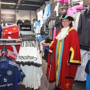 Deputy mayor of Lowestoft Elise Youngman at the opening of the new JD Sports store in Lowestoft town centre. Picture: Mick Howes