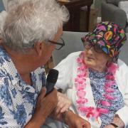 Carnival fun came to the care home