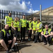 Members from the GBRTT Volunteering party at Lowestoft railway station. Picture: Lowestoft Central Project