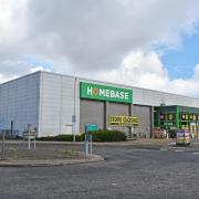 Store closing signs have gone up at Homebase Lowestoft ahead of it becoming a new Sainsbury's store. Picture: Mick Howes