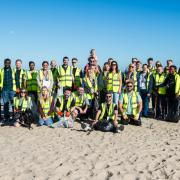 Nearly 30 people take part in East Anglia beach clean-ups