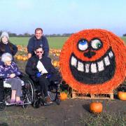 Residents of Oulton Park Care Centre visit the pumpkin patch