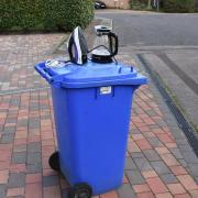 Householders in East Suffolk are being urged to recycle their electricals via a new kerbside collections trial. Picture: Mick Howes