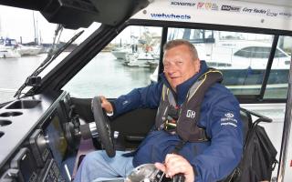 Record-breaking disabled sailor, Geoff Holt MBE, in Lowestoft. Picture: Mick Howes