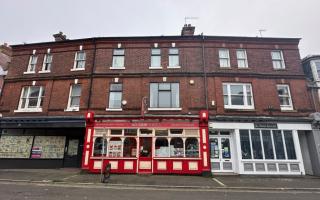 Woodbine 木水东方 (Woodbine Oriental Takeaway), pictured centre, in Lowestoft which is set to be auctioned off. Picture: Auction House East Anglia