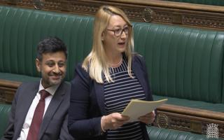 Lowestoft MP Jess Asato during her maiden speech. Picture: Jess Asato