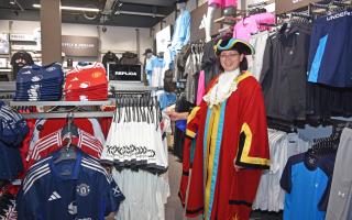 Deputy mayor of Lowestoft Elise Youngman at the opening of the new JD Sports store in Lowestoft town centre. Picture: Mick Howes