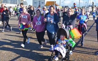 A group of 18 runners and walkers completed a 5km challenge as part of Lowestoft Parkrun as 'Run 4 Rainbow' was hailed a success. Picture: Mick Howes