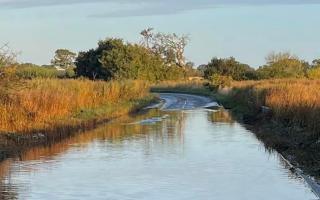 The flood-prone Potters Bridge has reopened